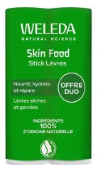 Weleda Skin Food Stick L&egrave;vres Lot de 2 x 4,8 Grammes