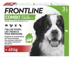 Frontline Combo Chien XL (Plus de 40 Kg) 3 Unit&eacute;s