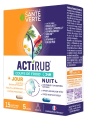 Sant&eacute; Verte Actirub pour le Jour et la Nuit 15 Comprim&eacute;s S&eacute;cables
