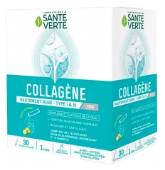 Sant&eacute; Verte Collag&egrave;ne Hautement Dos&eacute; 10 g 30 Unit&eacute;s
