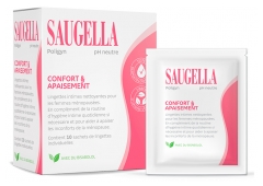 Saugella Poligyn Lingettes Nettoyantes Intimes 10 Unit&eacute;s