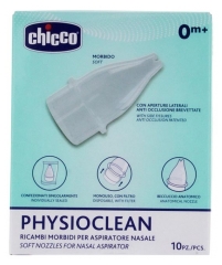 Chicco PhysioClean Aspirateur Nasal D&egrave;s la Naissance 10 Recharges