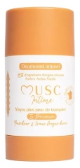 Musc Intime D&eacute;odorant Naturel Ambre Florale 50 Grammes