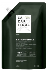 Lazartigue Extra-Gentle Shampoing Extra-Doux Cheveux Normaux Eco-Recharge 500 ml