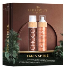 Cocosolis Huile Sublimatrice Parfum&eacute;e Choco 110 ml + Aura Spray Peptide Brillance 100 ml