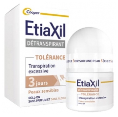 Etiaxil D&eacute;transpirant Confort+ Aisselles Peaux Sensibles Transpiration Forte Roll-On 15 ml