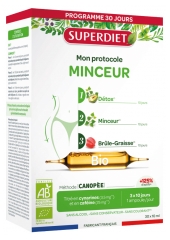 Superdiet Protocole Minceur Bio 30 Ampoules de 10 ml