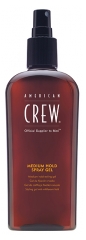 American Crew Medium Hold Spray Gel de Coiffage Fixation Moyenne 250 ml