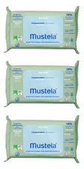Lingettes Nettoyantes Compostables Sans Parfum Lot de 3 x 80 Lingettes