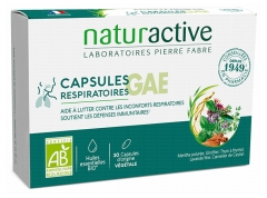 Naturactive Capsules Respiratoires Bio 30 Capsules V&eacute;g&eacute;tales 