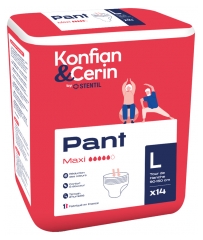 Stentil Konfian & Cerin Pant Maxi 14 Culottes Absorbantes Taille L Adultes 