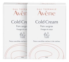 Av&egrave;ne Cold Cream Pain Surgras Lot de 2 x 100 Grammes