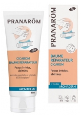 Pranar&ocirc;m Aromaderm Cicarom Baume R&eacute;parateur Peaux Irrit&eacute;es Ab&icirc;m&eacute;es Bio 40 ml
