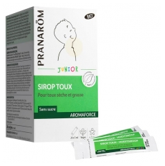 Pranar&ocirc;m Aromaforce Junior Sirop Toux Bio 20 x 5 ml