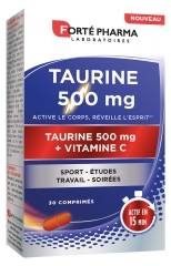Fort&eacute; Pharma Taurine 500 mg + Vitamine C 30 Comprim&eacute;s