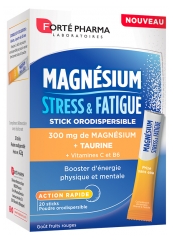 Fort&eacute; Pharma Magn&eacute;sium 300 mg Stress & Fatigue 20 Sticks Orodispersibles