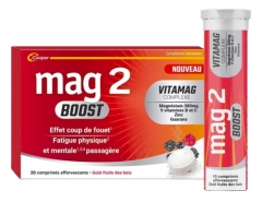Mag 2 Boost Effet Coup de Fouet 20 Comprim&eacute;s Effervescents