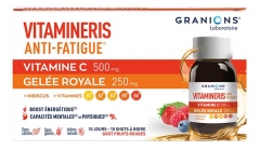 Granions Vitamineris Anti-Fatigue Go&ucirc;t Fruits Rouges 10 Shots