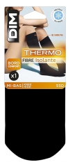 DIM Mi-Bas Noirs Thermo Fibre Isolante 1 Paire