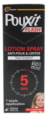 Pouxit Flash Spray Anti-Poux et Lentes 5 min 100% Efficace 150 ml