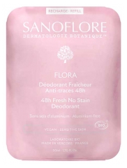 Sanoflore D&eacute;odorant Fra&icirc;cheur 48H Flora Recharge Biologique 50 ML