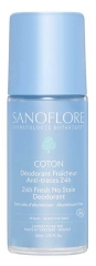 Sanoflore D&eacute;odorant Fra&icirc;cheur 24 Heures Coton Bio 50 ML