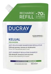Ducray Kelual Shampoing Anti-Pelliculaire R&eacute;gulateur Pellicules Grasses Recharge 400 ml 