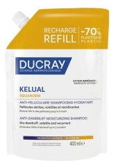 Ducray Kelual Shampoing Anti-Pelliculaire Hydratant Pellicules S&egrave;ches Recharge 400 ml