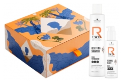 Schwarzkopf Coffret Bonacure R-Two Shampoing Reconstructeur Cheveux Ab&icirc;m&eacute;s 250 ml + Fluide R&eacute;novateur 145 ml