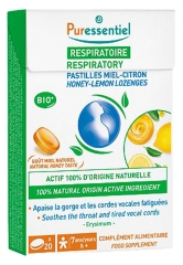 Puressentiel Pastilles Respiratoire Gorge Miel-Citron - 20 Pastilles