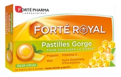 Fort&eacute; Pharma Pastilles Gorge Citron - 24 Pastilles &agrave; Sucer