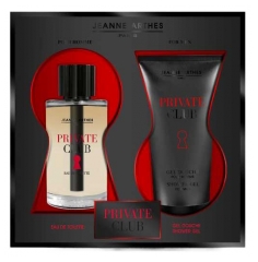 JEANNE ARTHES Coffret Private Club Eau de Toilette 100 ml + Private Club Gel Douche Corps & Cheveux 150 ml