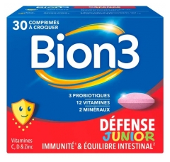 Bion 3 D&eacute;fense Junior 30 Comprim&eacute;s