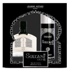 JEANNE ARTHES Coffret Sultan Oud Men Eau de Toilette 100 ml + D&eacute;odorant 150 ml