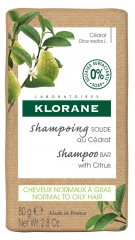 Klorane Shampoing Solide au C&eacute;drat Cheveux Normaux &agrave; Gras 80 g