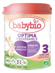 Babybio Optima Croissance 3 de 10 Mois &agrave; 3 Ans Bio 800 g