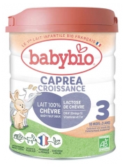 Babybio Caprea Croissance 3 Lait de Ch&egrave;vre 10 Mois - 3 Ans Bio 800 g
