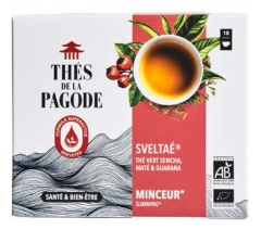 Th&eacute;s de la Pagode Svelta&eacute; Th&eacute; Vert Minceur Bio 18 Sachets de 1,5 g