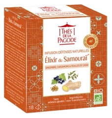 Th&eacute;s de la Pagode Infusion Elixir d'Infusion Bio 18 Sachets 1,8 g