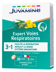 Juvamine Expert Voies Respiratoires 3en1 30 Unit&eacute;s &agrave; Sucer 