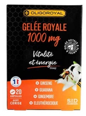 S.I.D Nutrition Oligoroyal Gel&eacute;e Royale 1000 mg &Eacute;nergie et Vitalit&eacute; 20 Ampoules