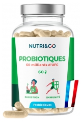 Nutri&Co Probiotiques 60 Milliards d'UFC 60 G&eacute;lules