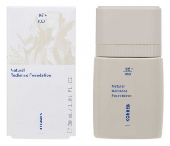 Korres Natural Radiance Fond de Teint Couvrance Moyenne 30 ml