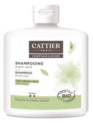 Cattier Shampoing pour Cuir Chevelu Gras &agrave; l'Argile Verte Bio 250 ml