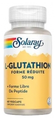 Solaray L-Glutathion 50 mg Forme R&eacute;duite 60 Capsules V&eacute;g&eacute;tales