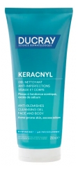 Ducray Keracnyl Gel Nettoyant Anti-Imperfections Visage et Corps 200 ml