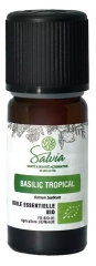 Salvia Nutrition Huile Essentielle Basilic Tropical Biologique 10 ML