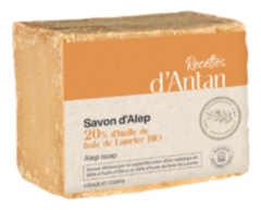 Recettes d'Antan Authentique Savon d'Alep 20% Visage et Corps 200 g