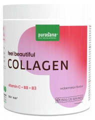 Purasana Feel Beautiful Poudre de Collag&egrave;ne - Past&egrave;que 250 g