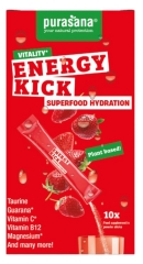Purasana Superfood Hydratation Energy Kick 10 Sticks de 4,5 g
